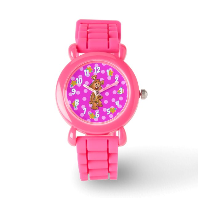 Reloj De Pulsera Cuidados chicas con personalizado (Anverso)