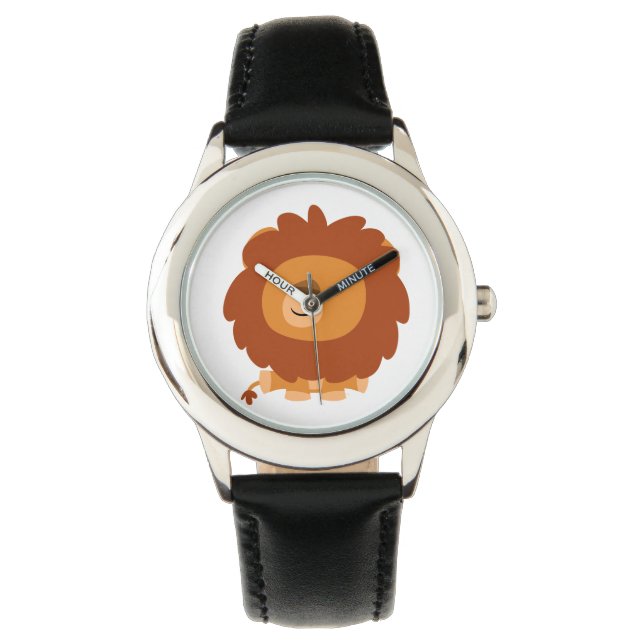 Reloj De Pulsera Cuidadosamente Personalizado Lion Watch (Anverso)