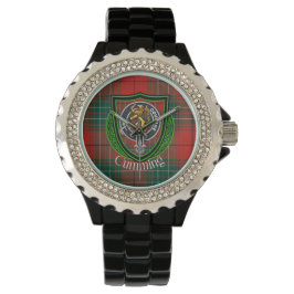 Reloj De Pulsera Cumming Scottish Clan Tartan & Crest