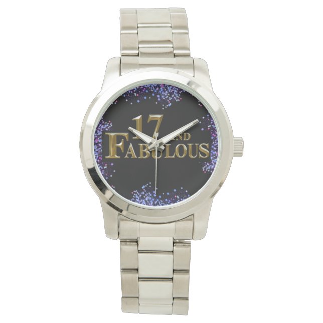 Reloj De Pulsera Cumpleaños 17  (Anverso)