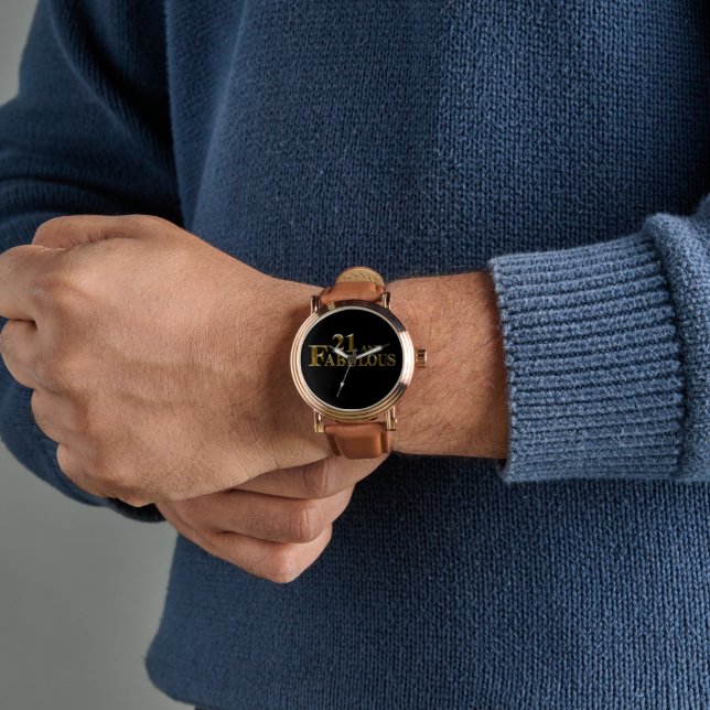 Reloj De Pulsera Cumpleaños 21  (Muñeca)