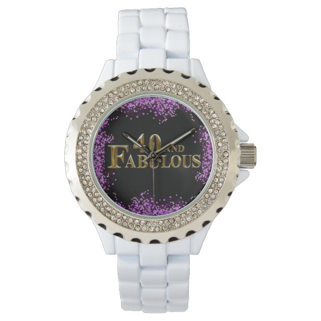 Reloj De Pulsera Cumpleaños 40  (Anverso)