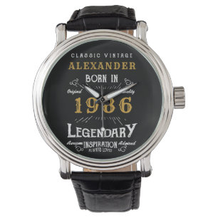 Reloj De Pulsera Cumpleaños 40 Personalizado Nacido 1986 Vintage Ne