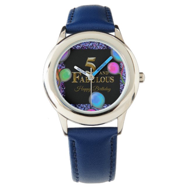 Reloj De Pulsera Cumpleaños 5  (Anverso)