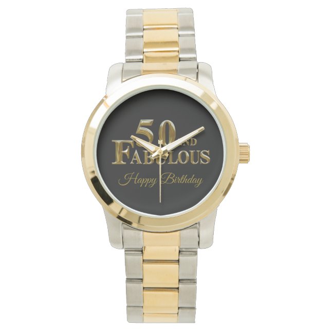 Reloj De Pulsera Cumpleaños 50 (Anverso)