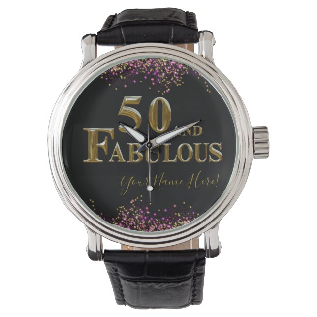 Reloj De Pulsera Cumpleaños 50 (Anverso)