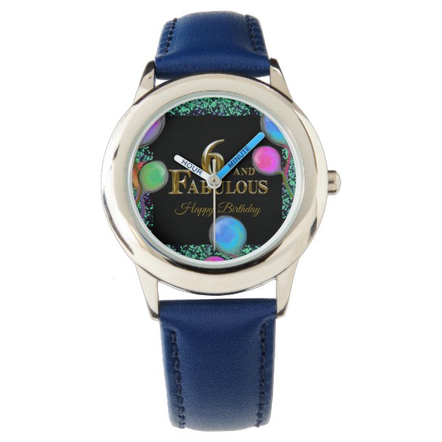 Reloj De Pulsera Cumpleaños 6  (Anverso)