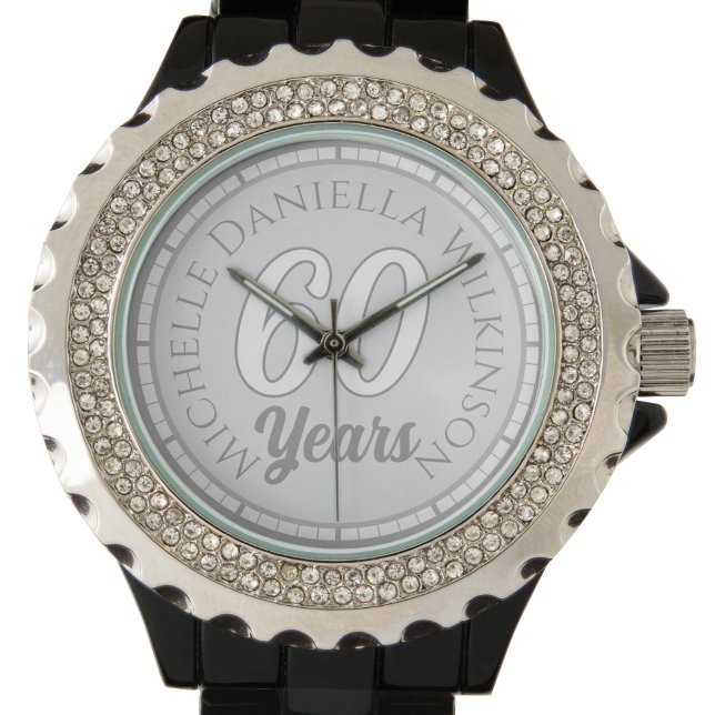 Reloj De Pulsera Cumpleaños 60 (Close up)