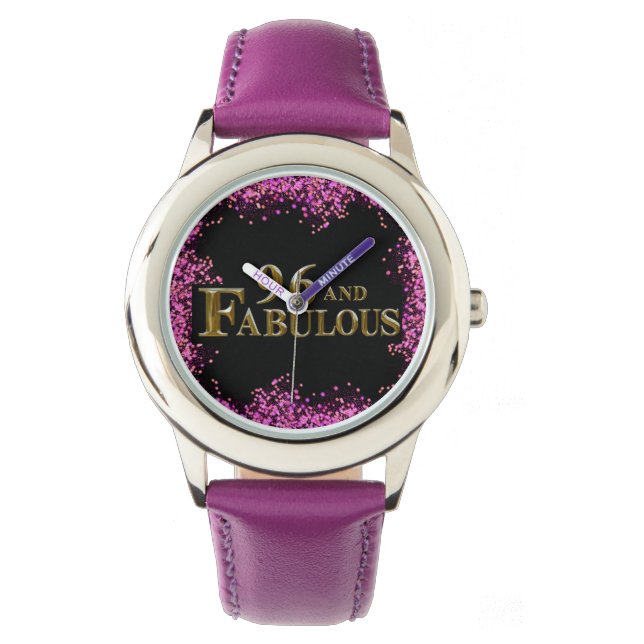 Reloj De Pulsera Cumpleaños 96 (Anverso)