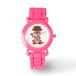 Reloj De Pulsera Cumpleaños de ardilla