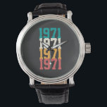 Reloj De Pulsera Cumpleaños de cosecha personalizada<br><div class="desc">El cumpleaños es especial y no debes olvidar un regalo de cumpleaños comprar los mejores regalos personalizados para tus amigos y seres queridos que nacieron en el año en que puedes personalizar el año.</div>