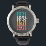 Reloj De Pulsera Cumpleaños de cosecha personalizada<br><div class="desc">El cumpleaños es especial y no debes olvidar un regalo de cumpleaños comprar los mejores regalos personalizados para tus amigos y seres queridos que nacieron en el año en que puedes personalizar el año.</div>