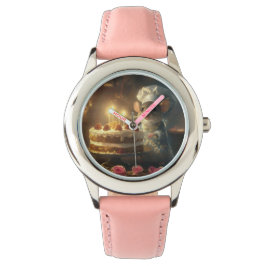 Reloj De Pulsera Cumpleaños de Fabulous Mice Baker