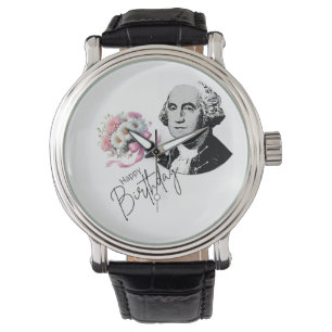 Reloj De Pulsera cumpleaños de George Washington