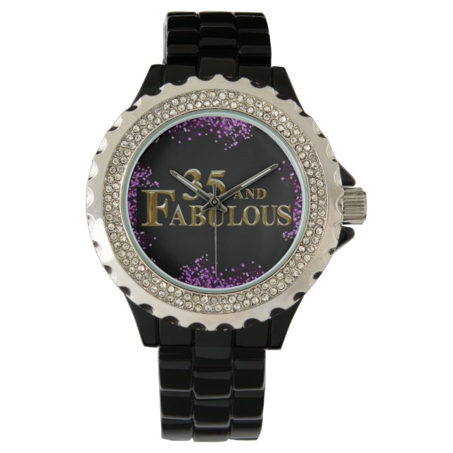 Reloj De Pulsera Cumpleaños número 35 (Anverso)