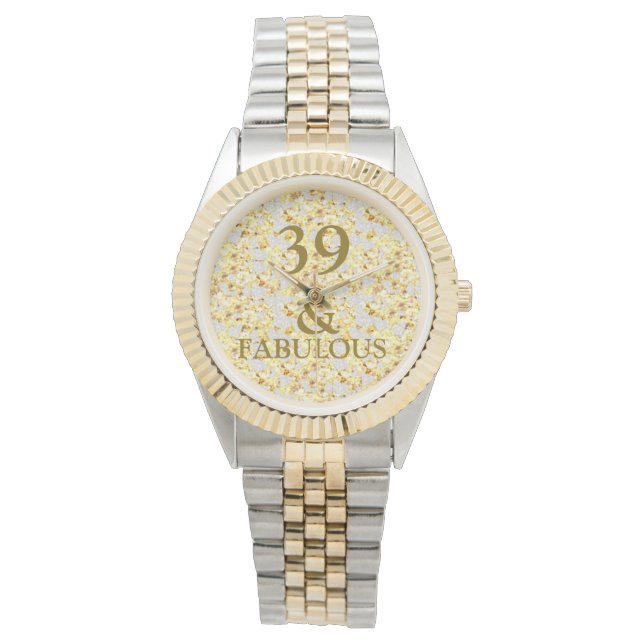 Reloj De Pulsera Cumpleaños número 39 (Anverso)