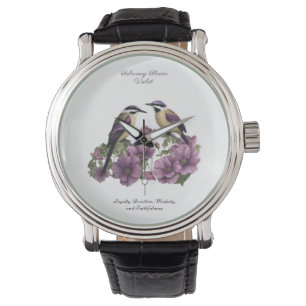 Reloj De Pulsera Cumpleaños Personalizado en Febrero Mes de Nacimie