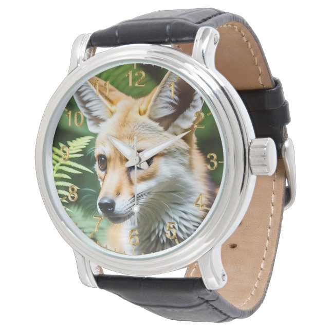 Reloj De Pulsera Cunning Fennec Fox, (Angular)