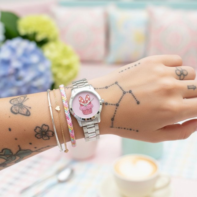 Reloj De Pulsera Cupcake Watch (Subido por el creador)