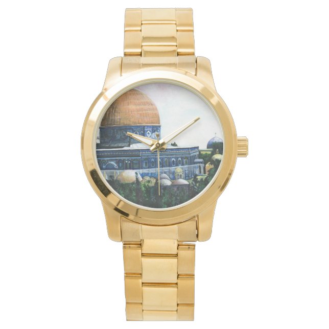 Reloj De Pulsera Cúpula de la roca, Jerusalén (Anverso)