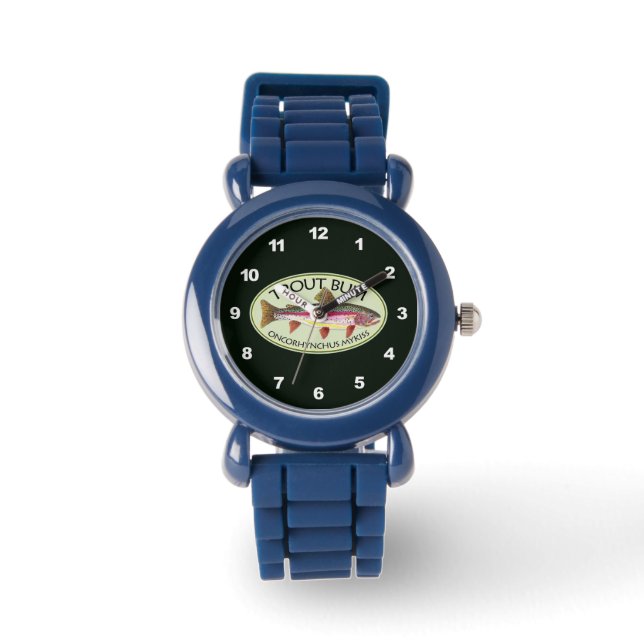 Reloj De Pulsera Curiosa trucha arcoiris (Anverso)