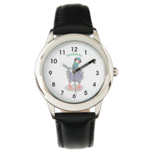 Reloj De Pulsera Curioso ilustracion personalizado de palomas