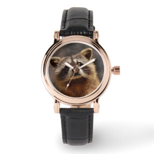 Reloj De Pulsera Curioso mapache