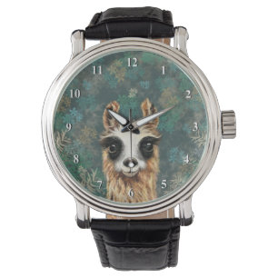 Reloj De Pulsera Curious Baby Llama Watch - Fun