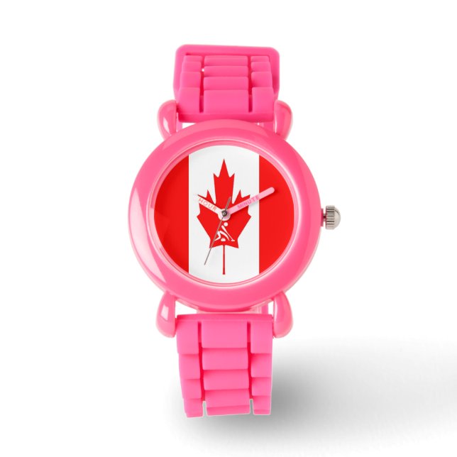 Reloj De Pulsera Curling por equipo de Canadá (Anverso)