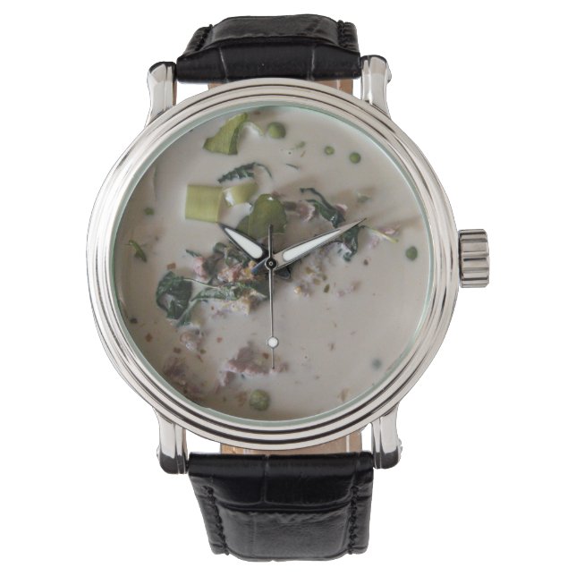 Reloj De Pulsera Curry verde tailandés [แ ก ง เ ขี ย ว  htsni"] ... (Anverso)