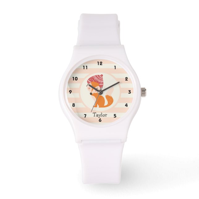 Reloj De Pulsera Curte Woodland Winter Fox (Anverso)