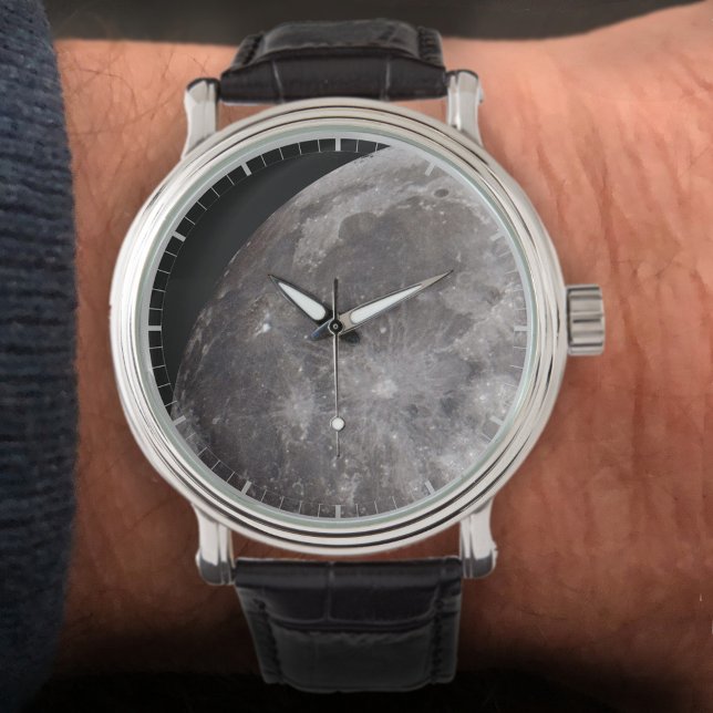 Reloj De Pulsera Curva de la imagen de astronomía lunar (Subido por el creador)