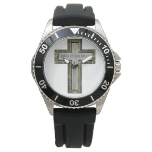 Reloj De Pulsera Custodia a tiempo con Jesús