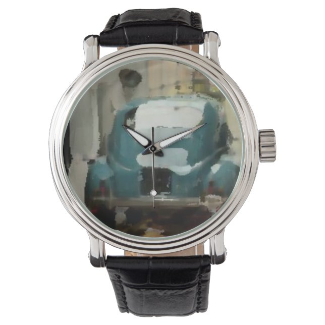 Reloj De Pulsera Custom Classic_blue (Anverso)