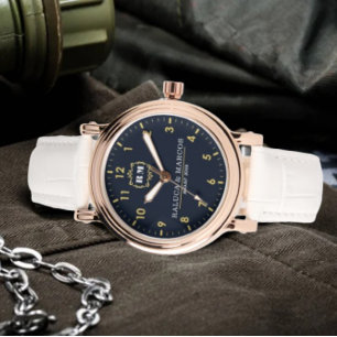 Reloj De Pulsera Custom couple names vintage elegant monogram 