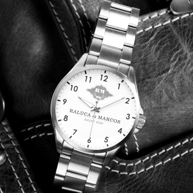 Reloj De Pulsera Custom engraved elegant couple  name  (Subido por el creador)