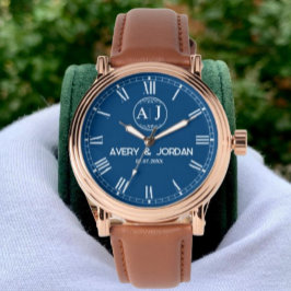 Reloj De Pulsera Custom lover name initial monogram Personalized 