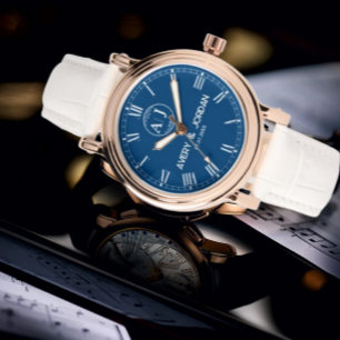 Reloj De Pulsera Custom lover name initial monogram Personalized