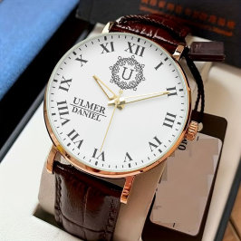 Reloj De Pulsera Custom Name Monogram for Weddings & Anniversaries