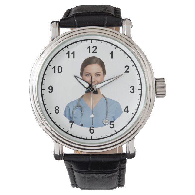 Reloj De Pulsera Custom Photo Watch Design (Anverso)