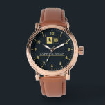 Reloj De Pulsera Custom Premium Monogram names Gift<br><div class="desc">Personalized Bride and Groom Watch – Custom Premium Monogram Gift Celebrate love and commitment with this Personalized Premium Monogram Watch, designed exclusively for brides and grooms. This elegant timepiece blends sophisticated style with a meaningful custom touch, making it the perfect gift to honor their special bond. Key Features: Custom Monogram:...</div>