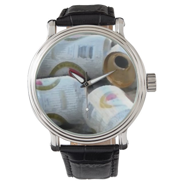 Reloj De Pulsera Custom retro beer (Anverso)