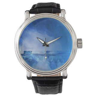 Reloj De Pulsera custom retro blue