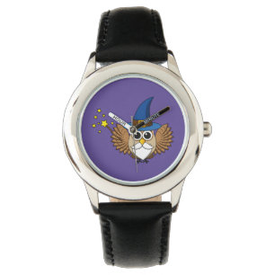 Reloj De Pulsera Cute a Merlin el Personalizado Lechuza Mago