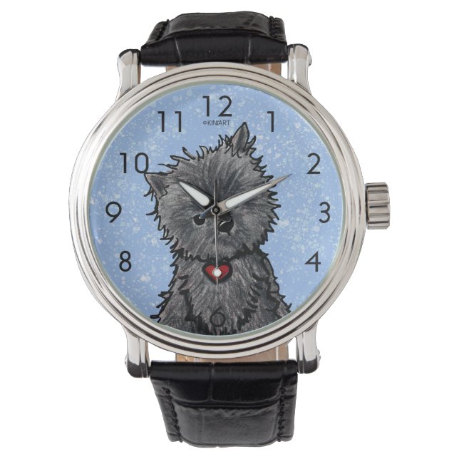 Reloj De Pulsera Cute Affenpinscher Wristwatch (Anverso)