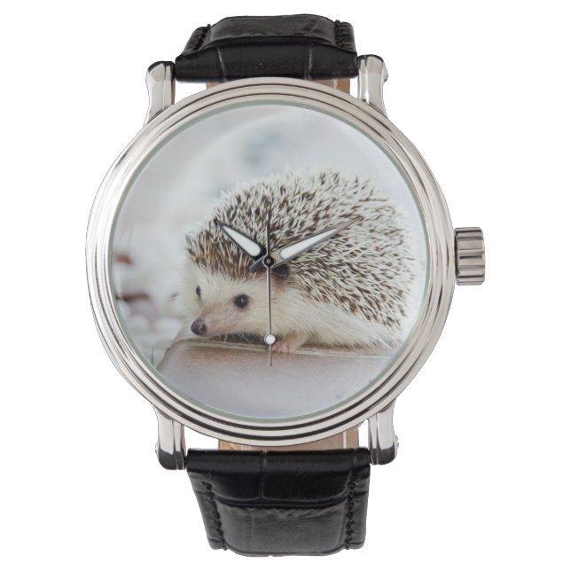Reloj De Pulsera Cute Baby Hedgehog (Anverso)