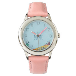 Reloj De Pulsera Cute bajo el mar y el océano