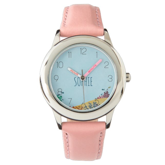Reloj De Pulsera Cute bajo el mar y el océano (Anverso)