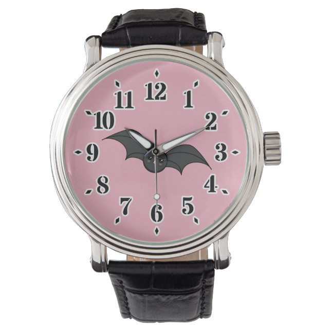 Reloj De Pulsera Cute Bat (Anverso)