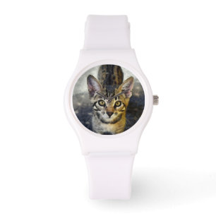 Reloj De Pulsera Cute Bengal Kitty